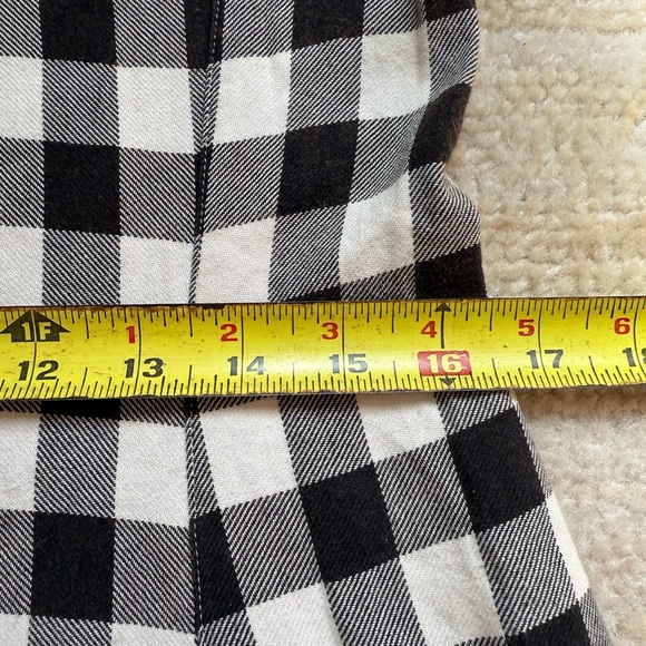 Polo Ralph Lauren Twill Plaid Maxi Dress Flannel Size 4 Peasant Cowgirl Boho - Picture 13 of 15